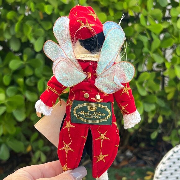 Mark Roberts Vintage Santa Claus ELF Enchanted Forest Fairy Doll Ornament Stars - Picture 5 of 8